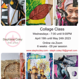 Collage Class via Zoom – April 2023