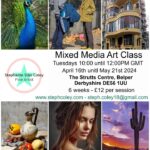 Mixed Media Art Class - Belper, Derbyshire - Apr-May 2024