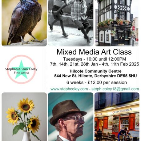 Mixed Media Class – Jan-Feb