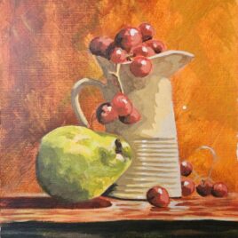 Pear and Grapes