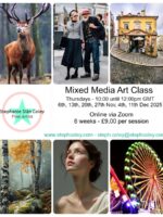 Mixed Media Art Class - Via Zoom - Nov - Dec 2025