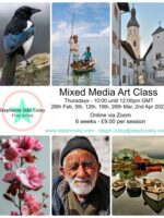 Mixed Media Art Class - Via Zoom - Mar - Apr 2026