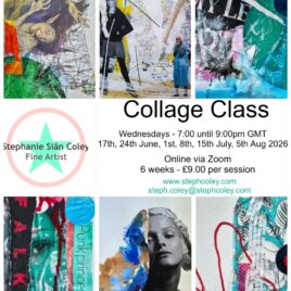 Collage Class via Zoom – June – July – Aug 2026