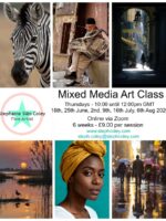 Mixed Media Art Class - Via Zoom - June - July - Aug 2026