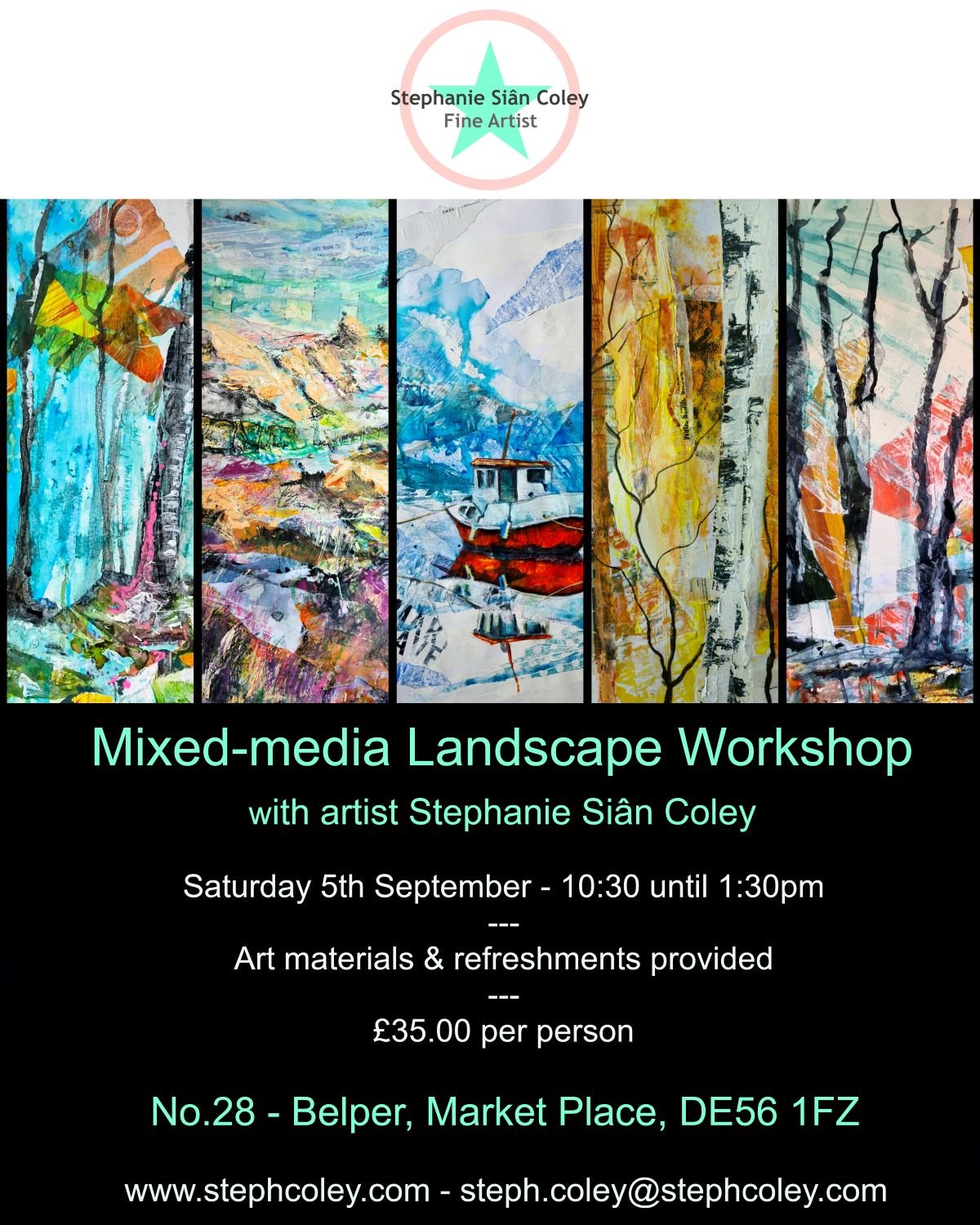 Mixed Media Landscape Workshop – Sep